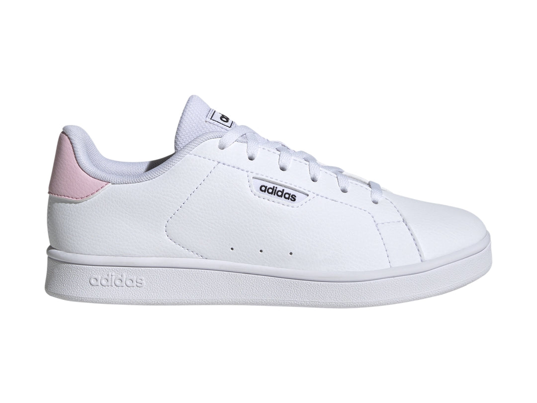 Tenis Adidas Urban Court Blanco y Rosa para Niña