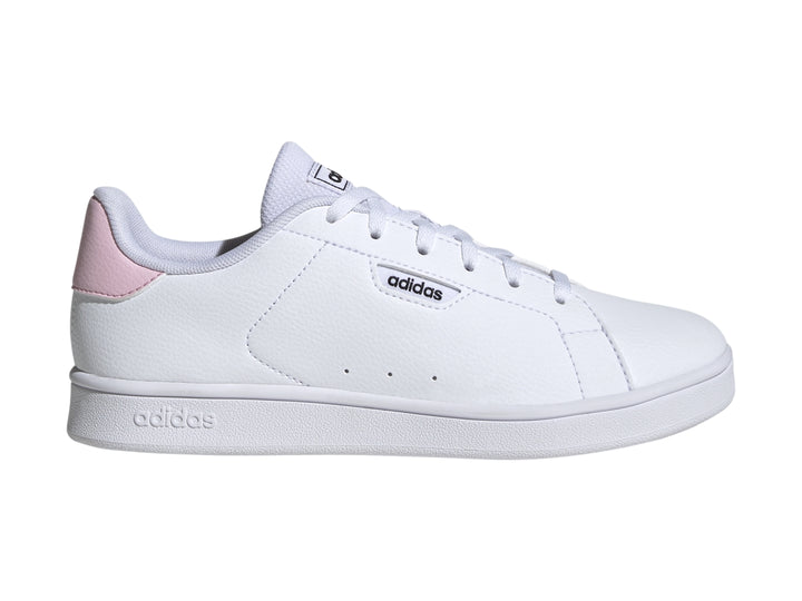 Tenis Adidas Urban Court Blanco y Rosa para Niña