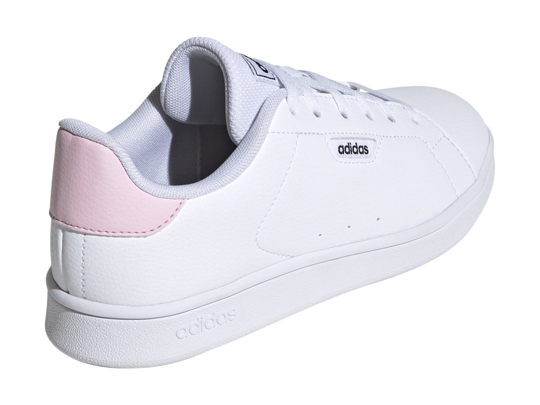 Tenis Adidas Urban Court Blanco y Rosa para Niña