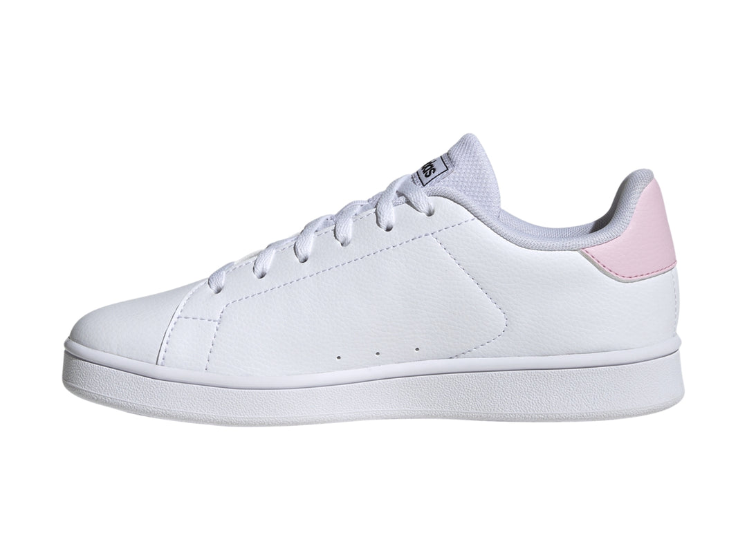 Tenis Adidas Urban Court Blanco y Rosa para Niña