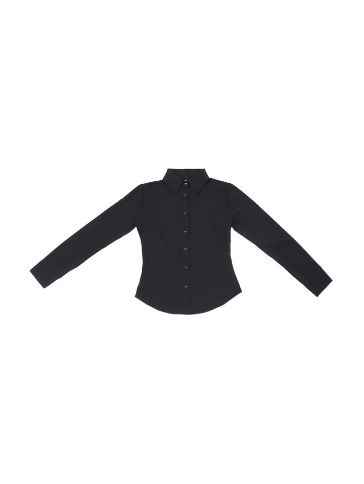 Blusa Camisera Vanidad Negro para Mujer