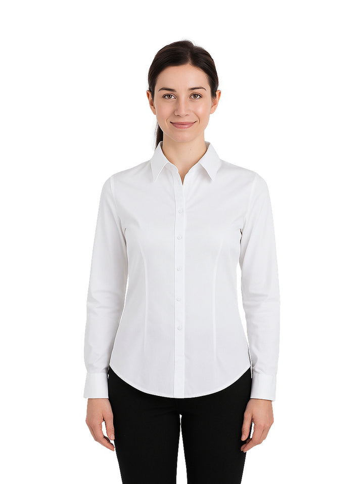 Blusa Vanidad Blanca Camisera para Mujer