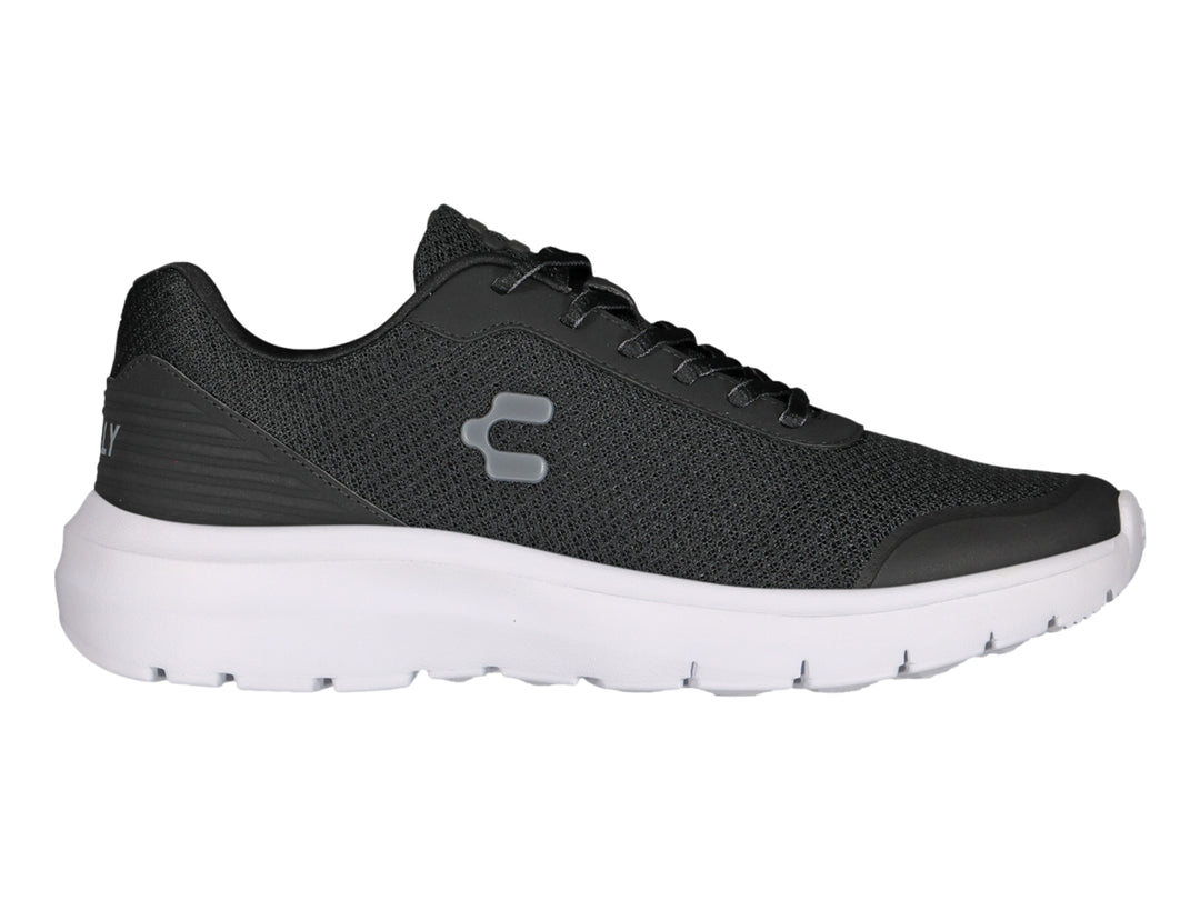 Tenis Charly Road Casual Negro y Blanco para Hombre