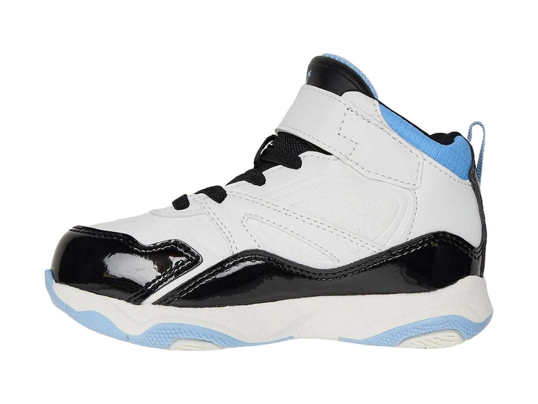 Tenis SHAQ Shaqnotize Blanco, Negro y Azul para Niño