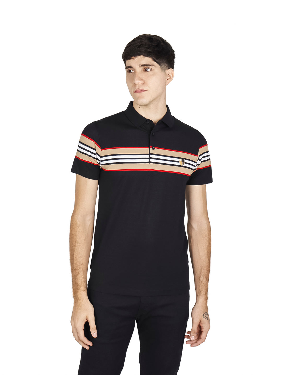 Playera Polo Varesi Negro para Hombre