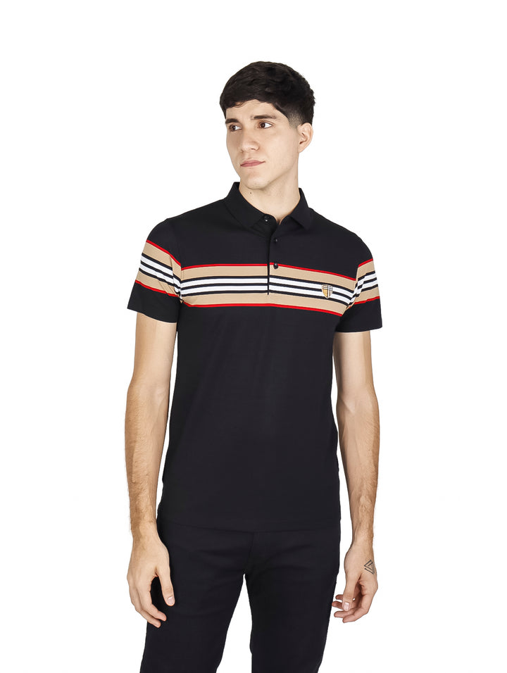 Playera Polo Varesi Negro para Hombre