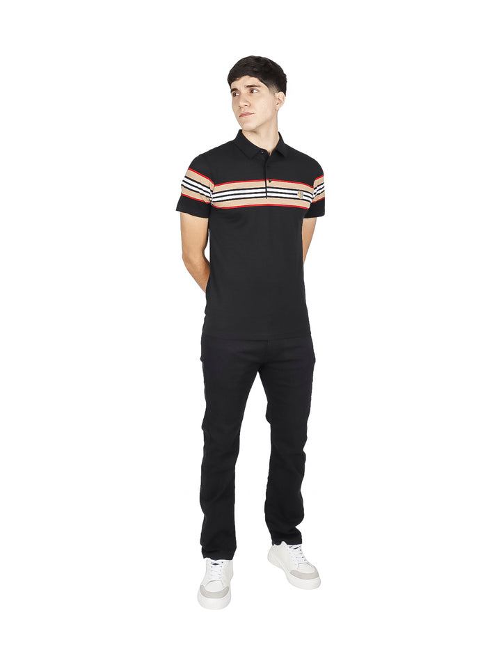 Playera Polo Varesi Negro para Hombre