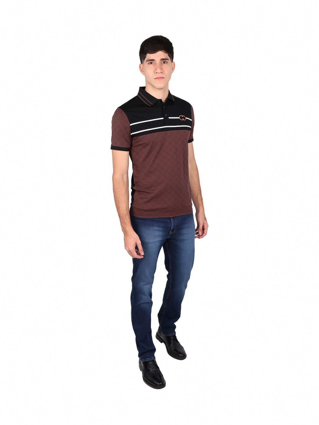 Playera Polo Varesi Coffee para Hombre