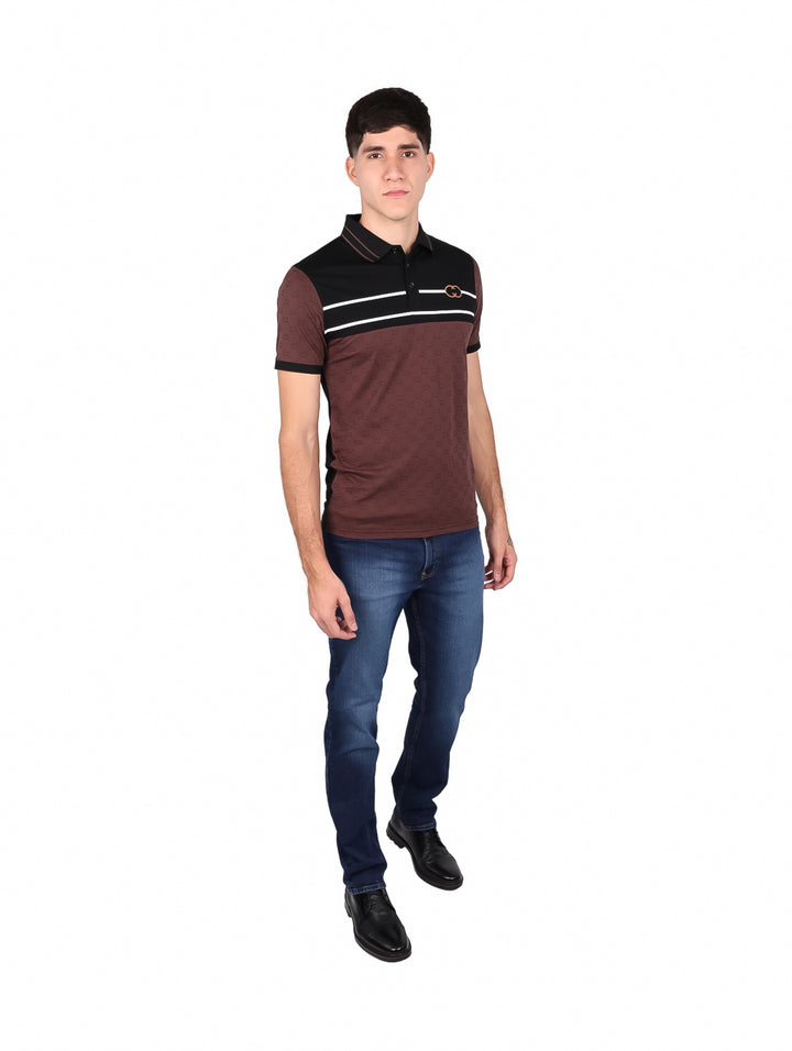 Playera Polo Varesi Coffee para Hombre