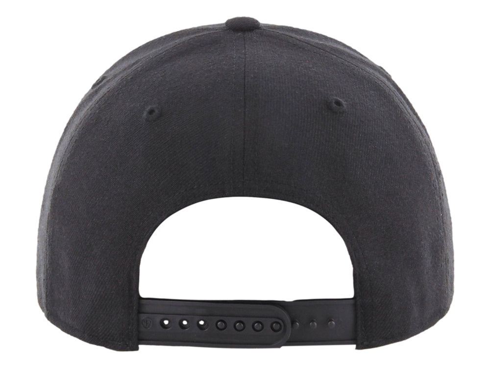Gorra de béisbol negra con logotipo blanco de los Chicago White Sox bordado al frente.