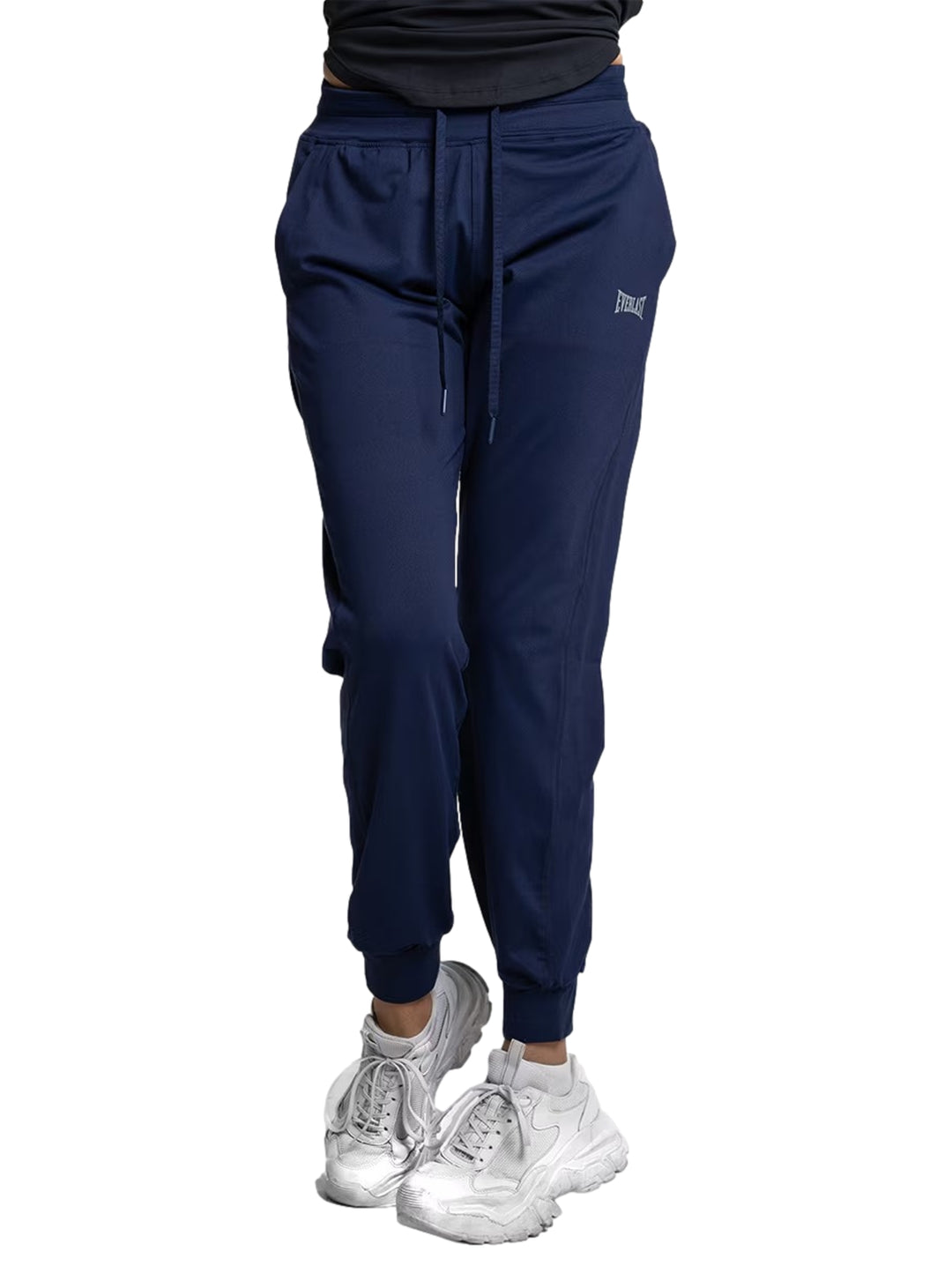 Pantalón deportivo tipo jogger color azul marino para mujer de la marca Everlast.