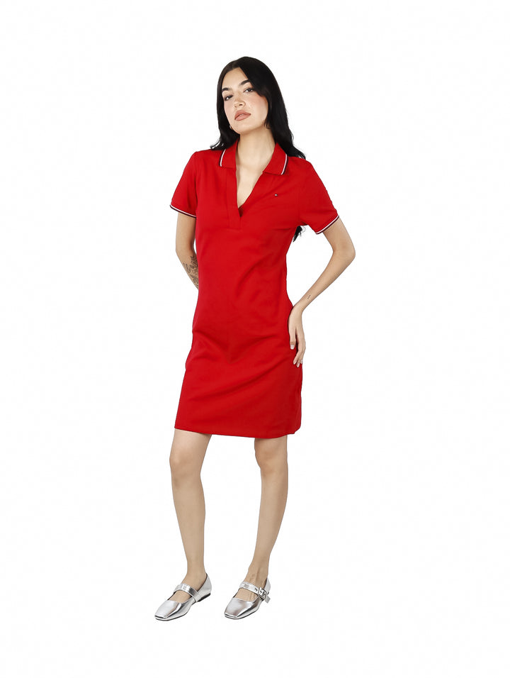 Vestido Polo Tommy Hilfiger Rojo para Mujer
