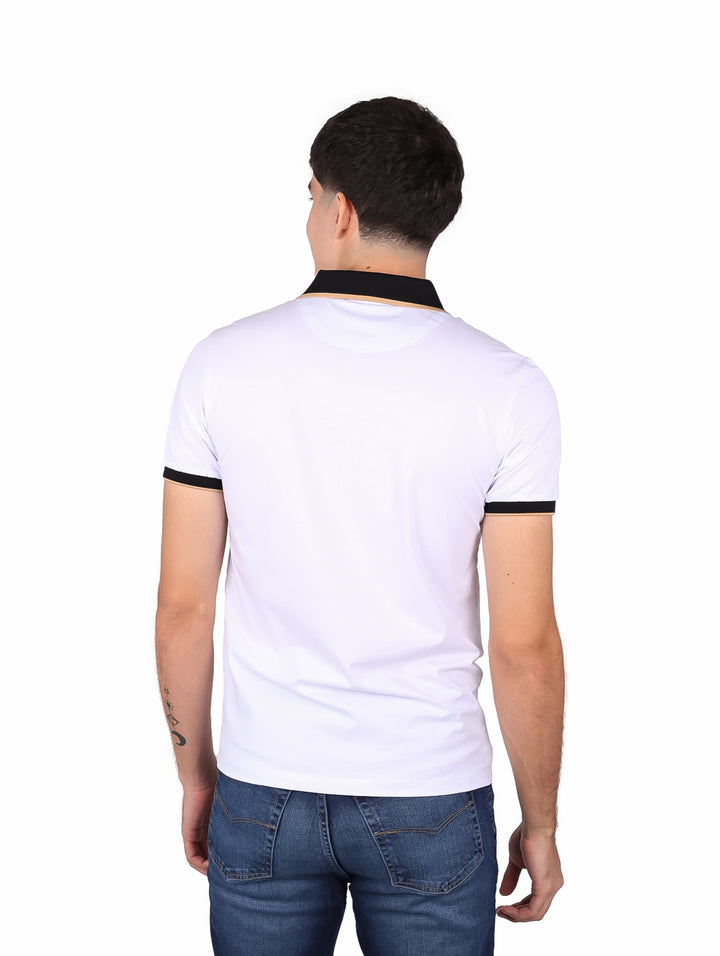 Playera Polo Varesi Blanco para Hombre