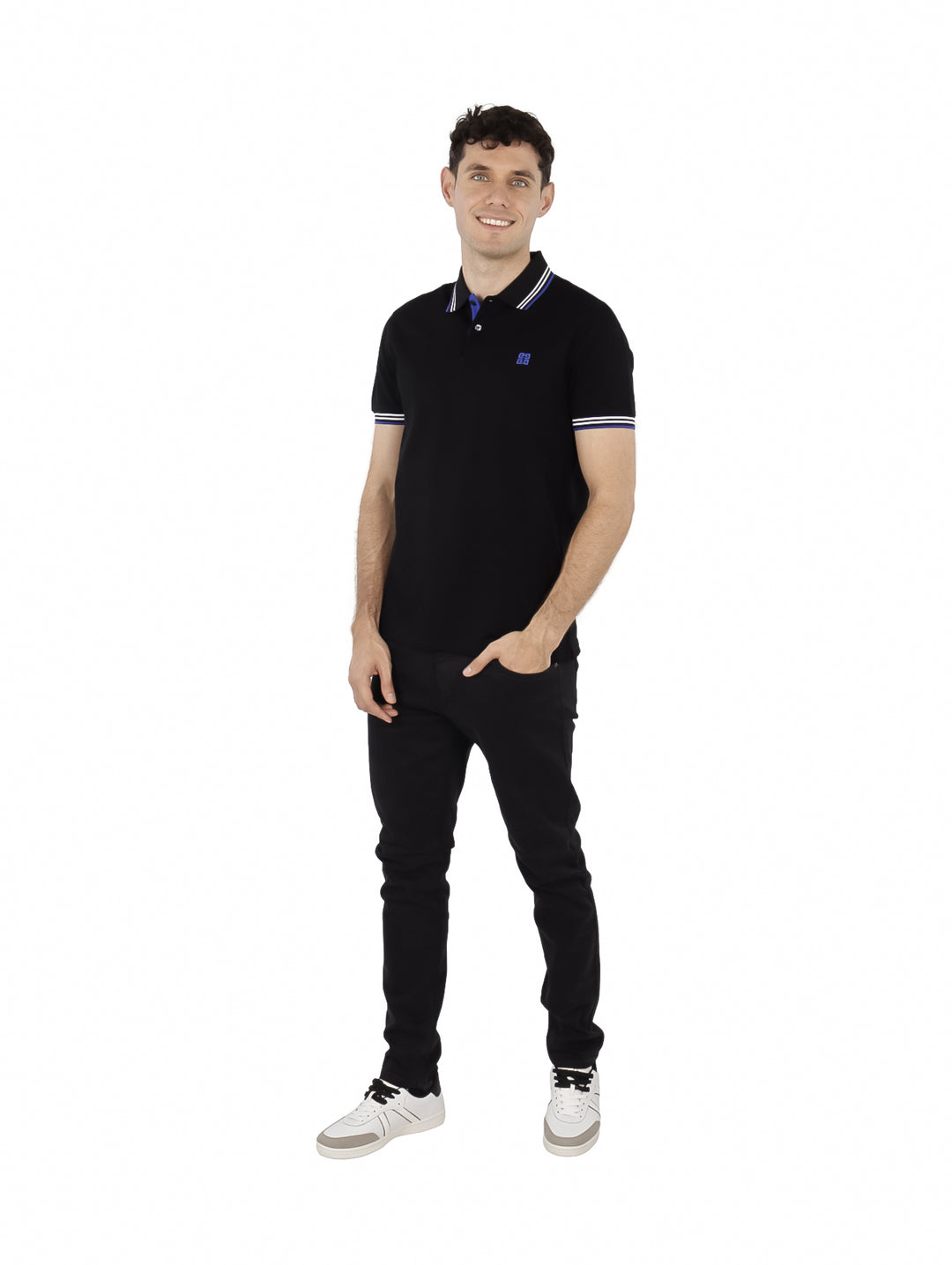 Playera Polo Givenchy Negro para Hombre