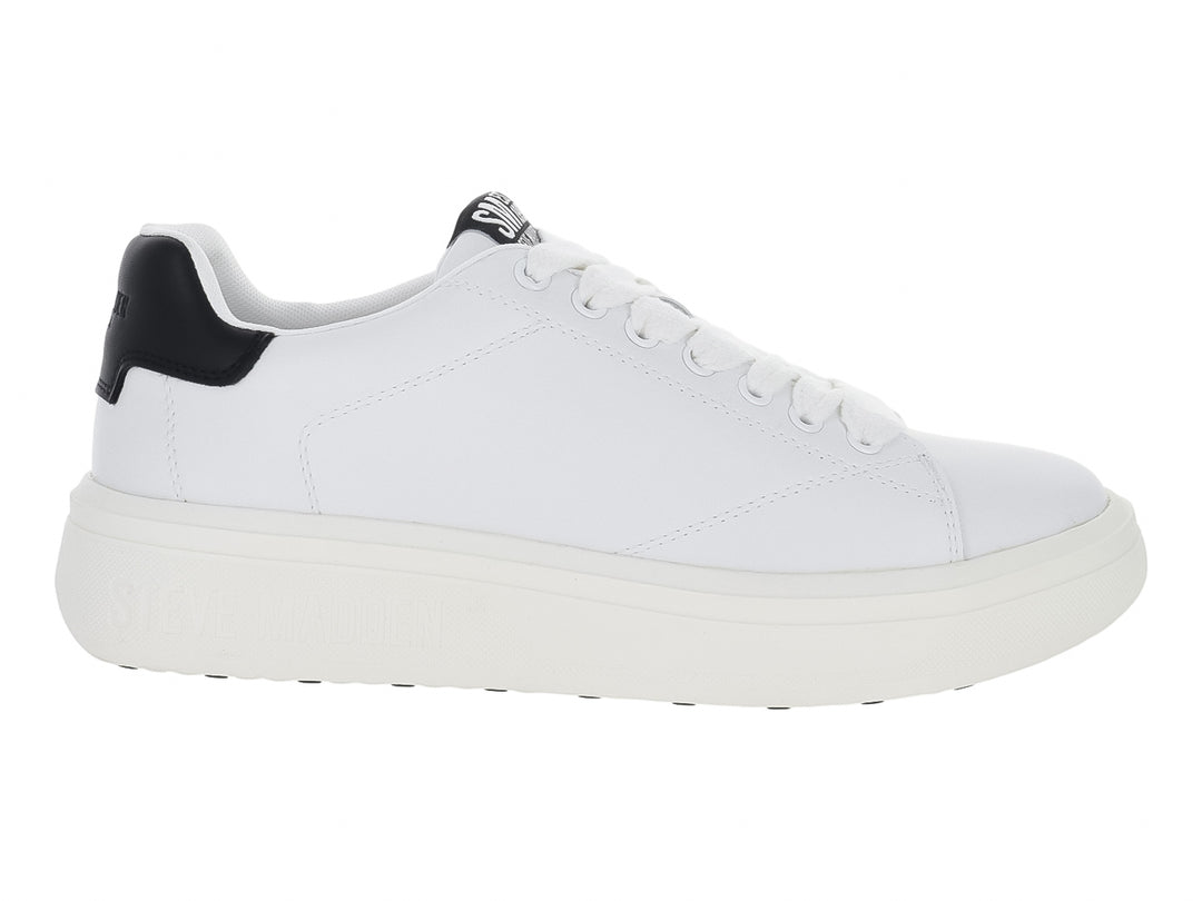 Tenis Steve Madden Ryleig Blanco y Negro para Hombre