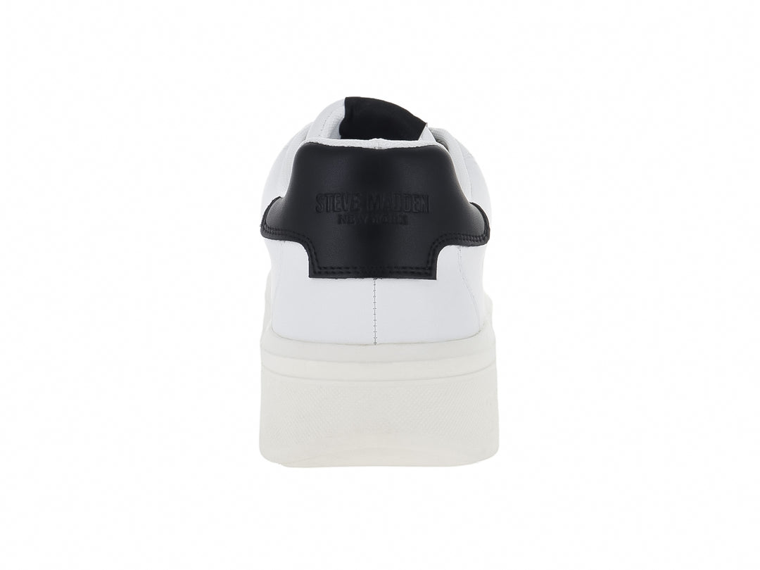 Tenis Steve Madden Ryleig Blanco y Negro para Hombre