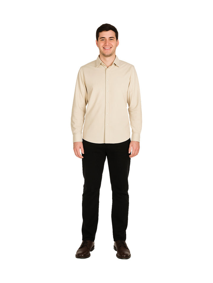 Camisa American Fly Beige para Hombre