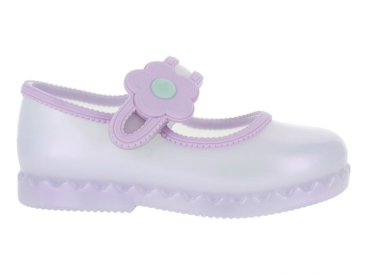Zapatos Flats Mini Melissa Lila Perlado para Niña