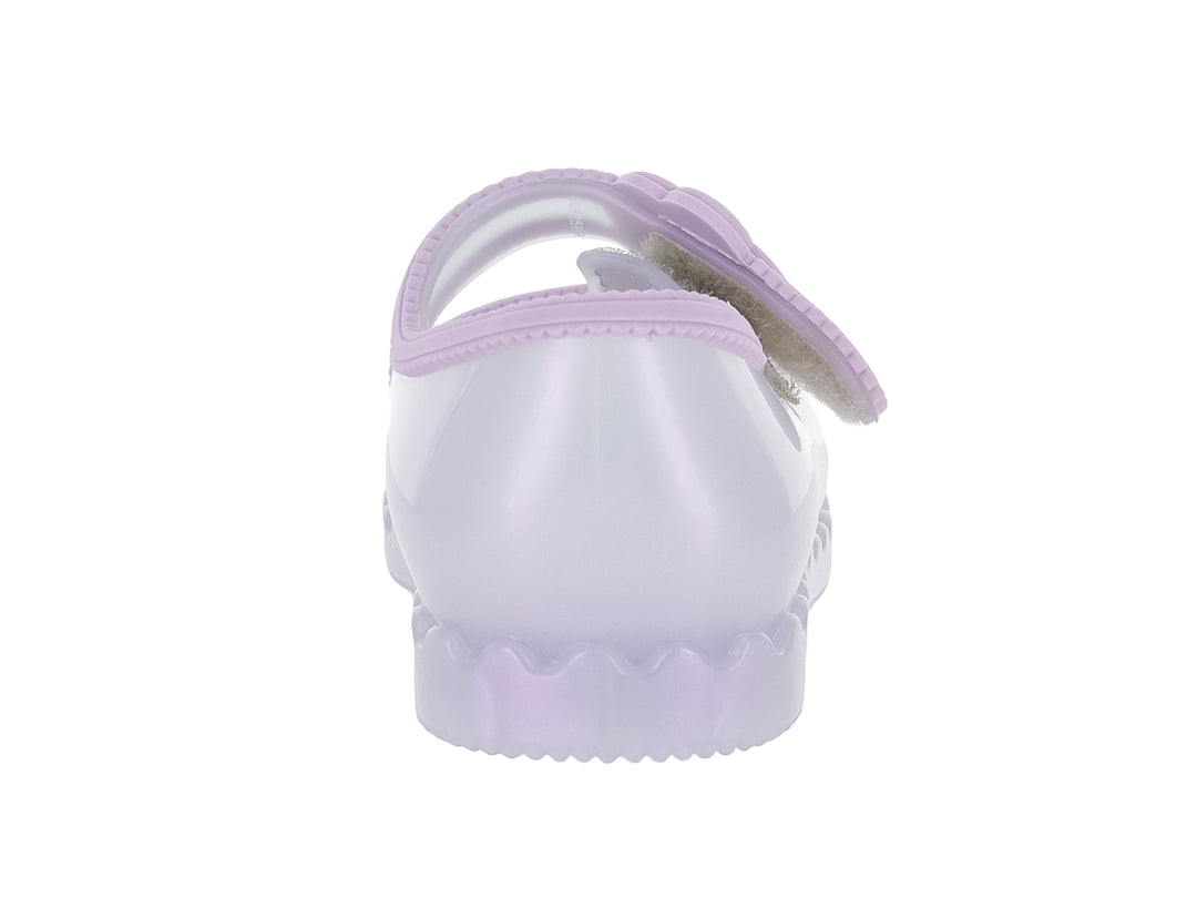 Zapatos Flats Mini Melissa Lila Perlado para Niña