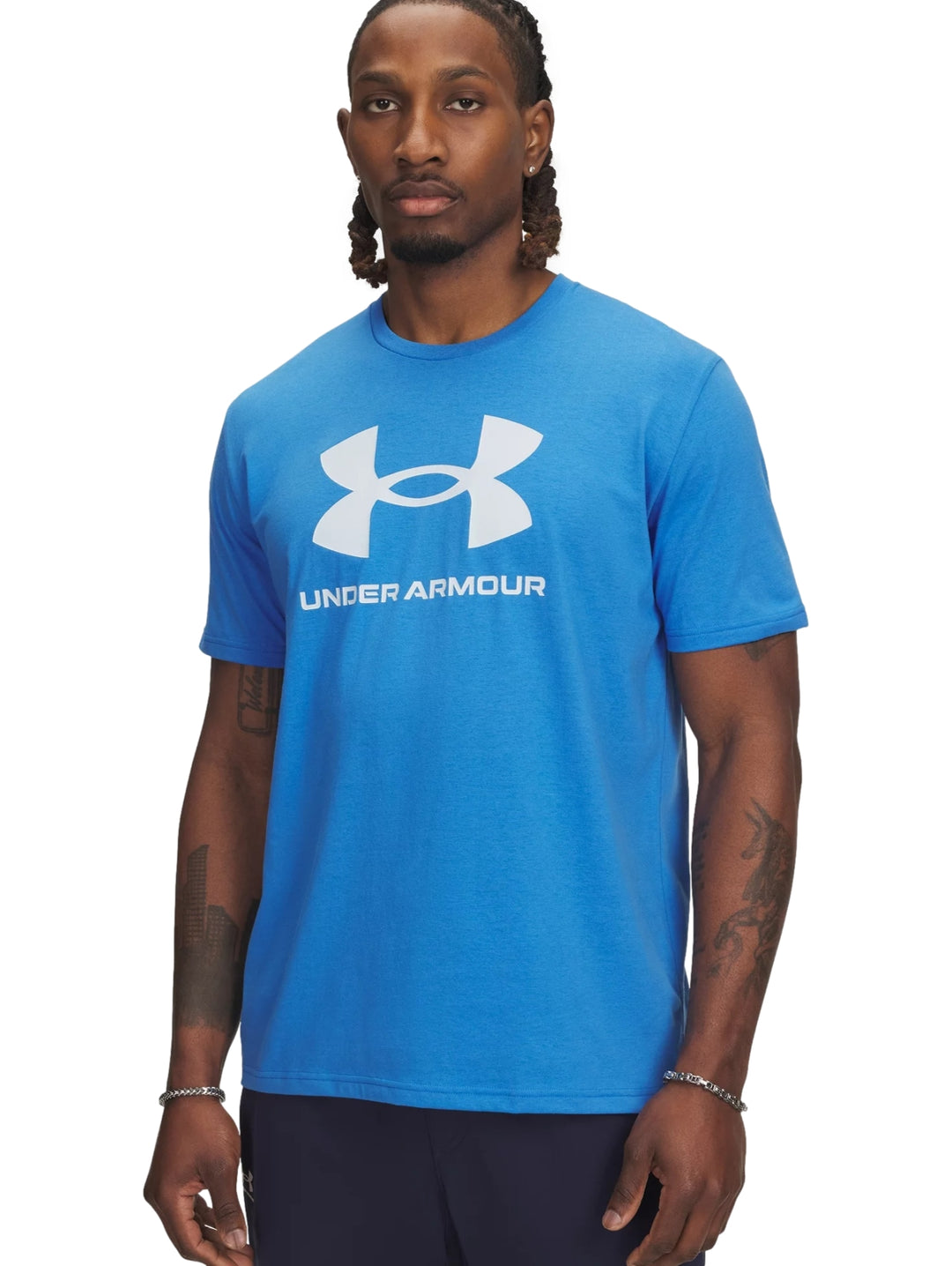 Playera Under Armour Sportstyle Logo Update Azul para Hombre