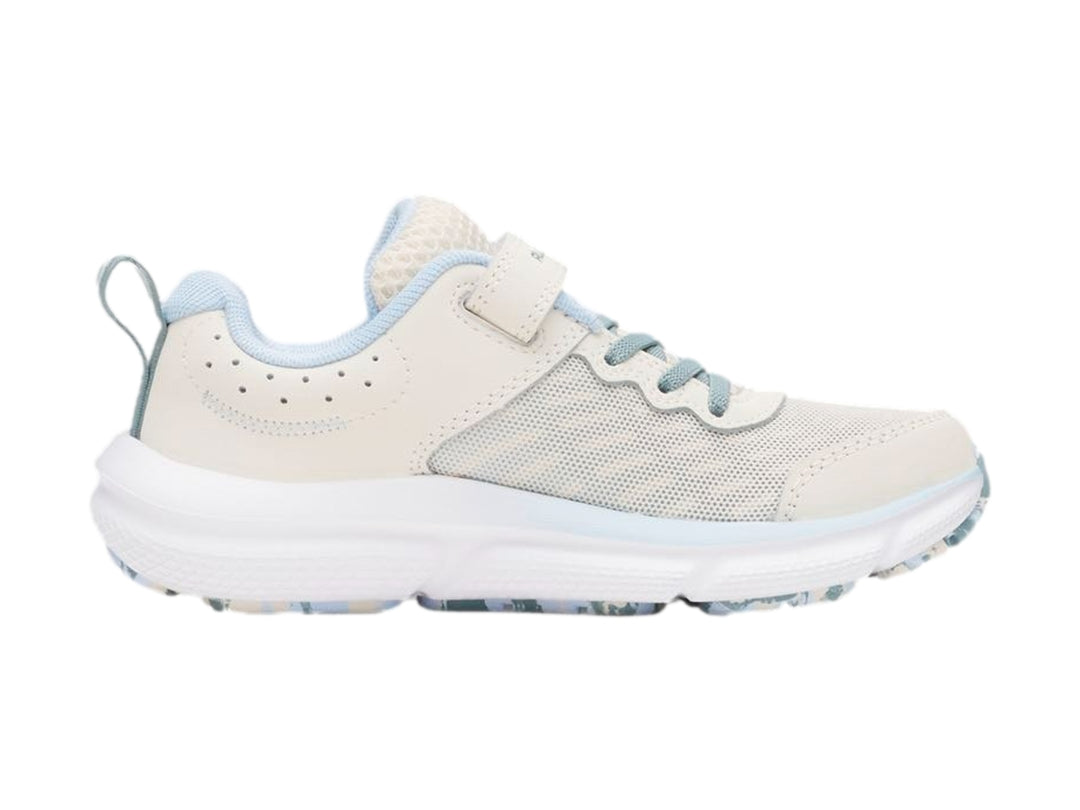 Tenis Under Armour UA GPS Assert 10 Gris y Rosa para Niña
