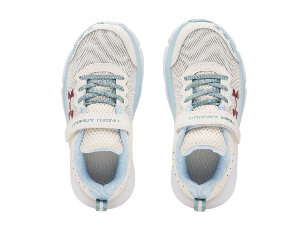 Tenis Under Armour UA GPS Assert 10 Gris y Rosa para Niña