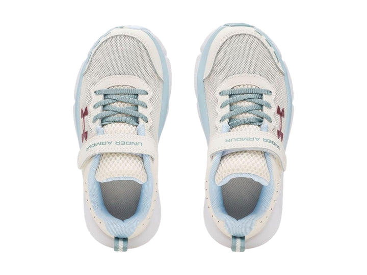 Tenis Under Armour UA GPS Assert 10 Gris y Rosa para Niña