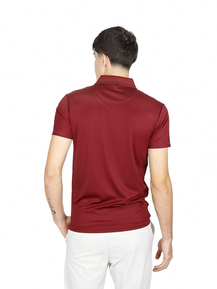 Playera Polo Varesi Color Burgundy para Hombre