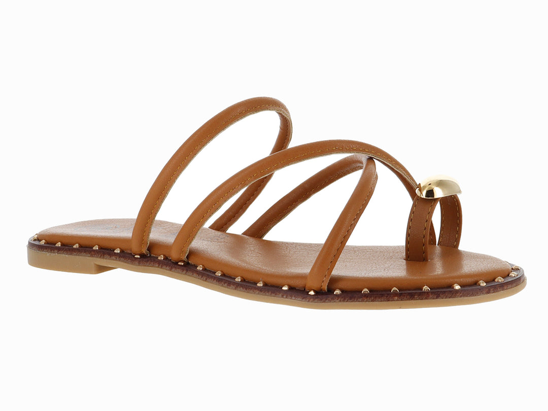 Sandalias Luna Rosa Color Ladrillo para Mujer