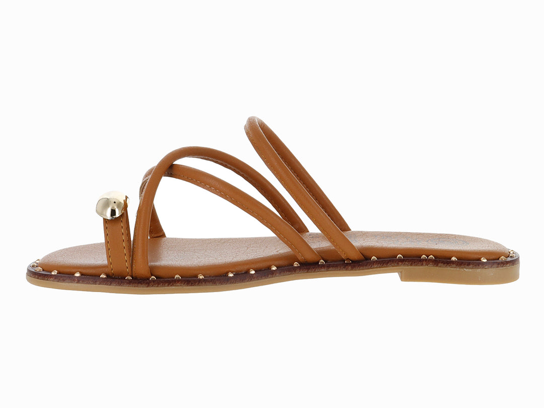 Sandalias Luna Rosa Color Ladrillo para Mujer