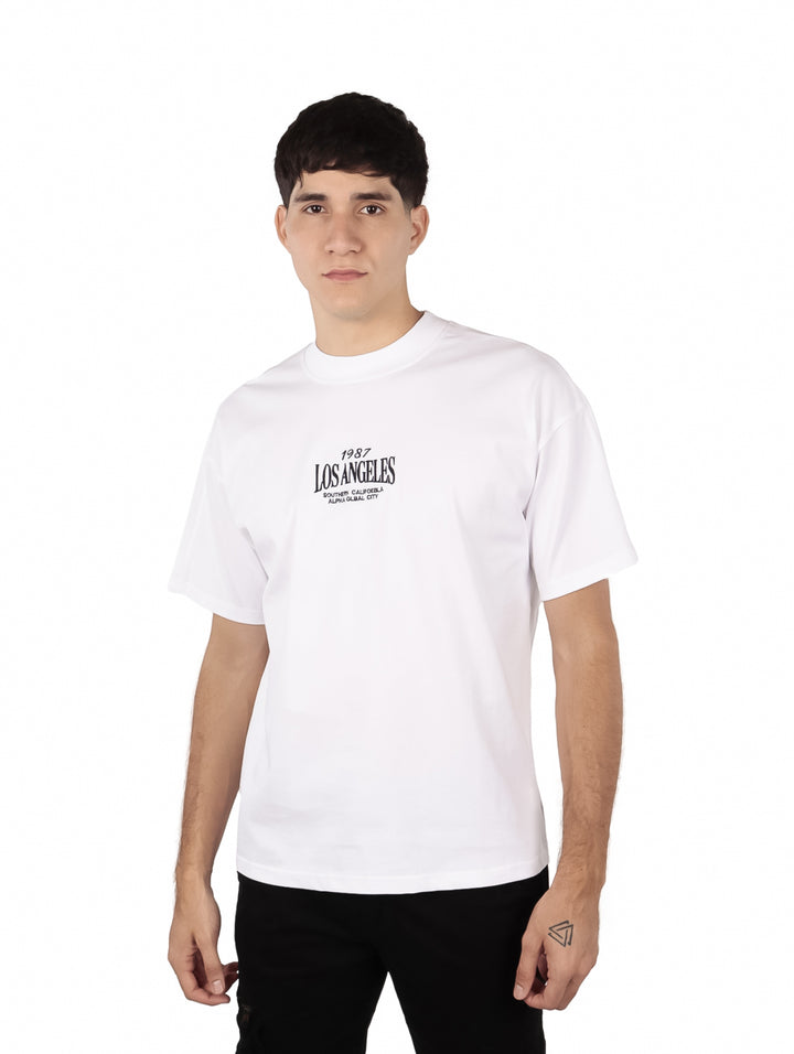Playera FIMONS Oversize Blanca para Hombre
