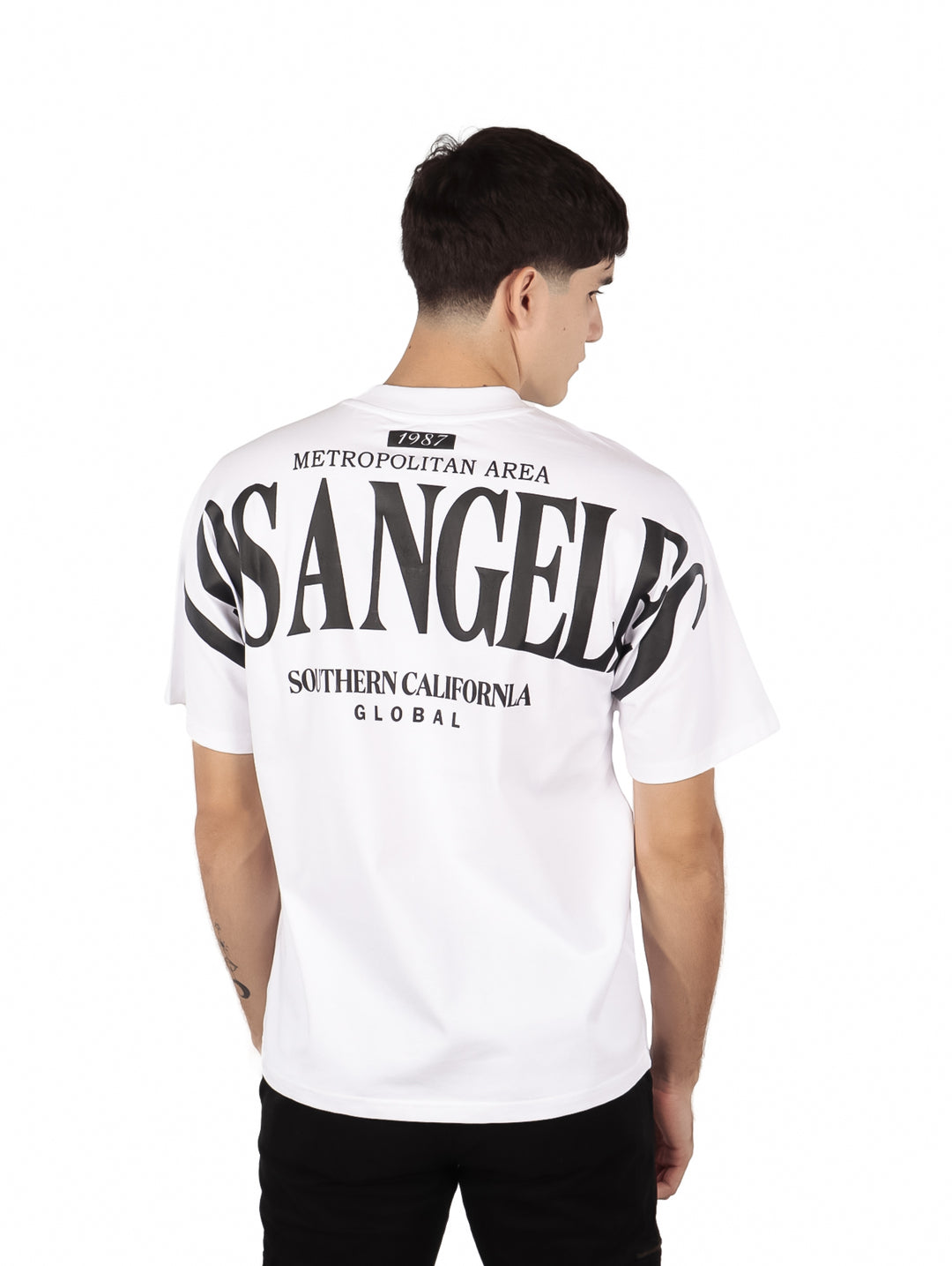 Playera FIMONS Oversize Blanca para Hombre