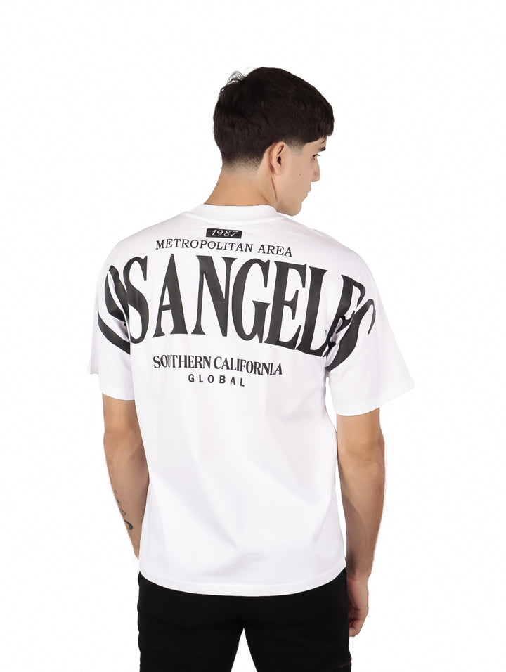Playera FIMONS Oversize Blanca para Hombre
