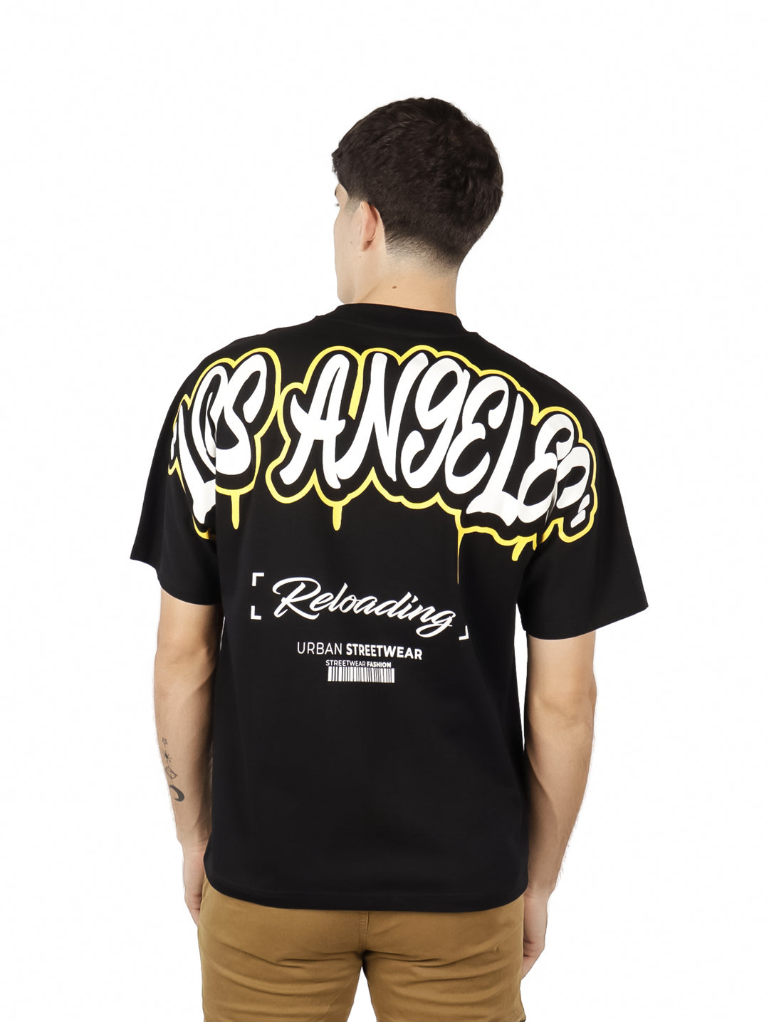 Playera FIMONS Oversize Negro para Hombre