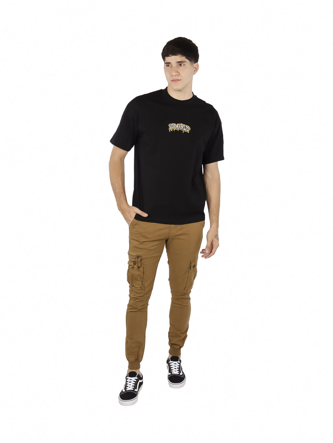 Playera FIMONS Oversize Negro para Hombre