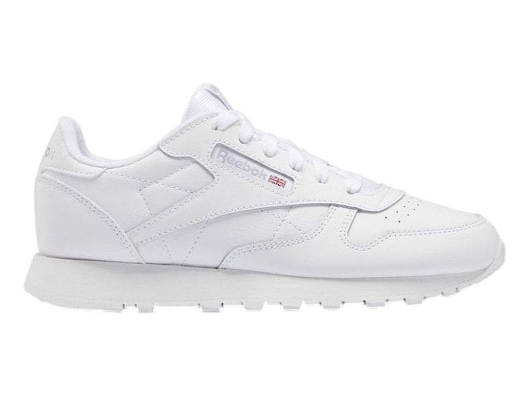 Tenis Reebok CL Lthr Blancos para Niño