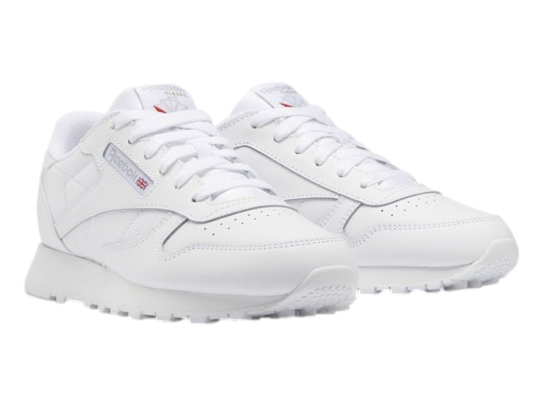 Tenis Reebok CL Lthr Blancos para Niño
