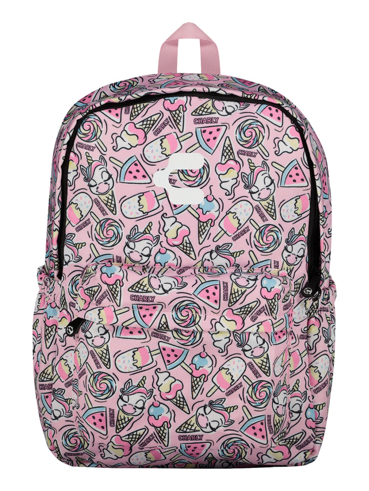 Set Mochila Charly Rosa para Niña