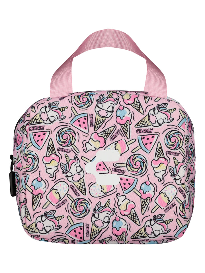 Set Mochila Charly Rosa para Niña