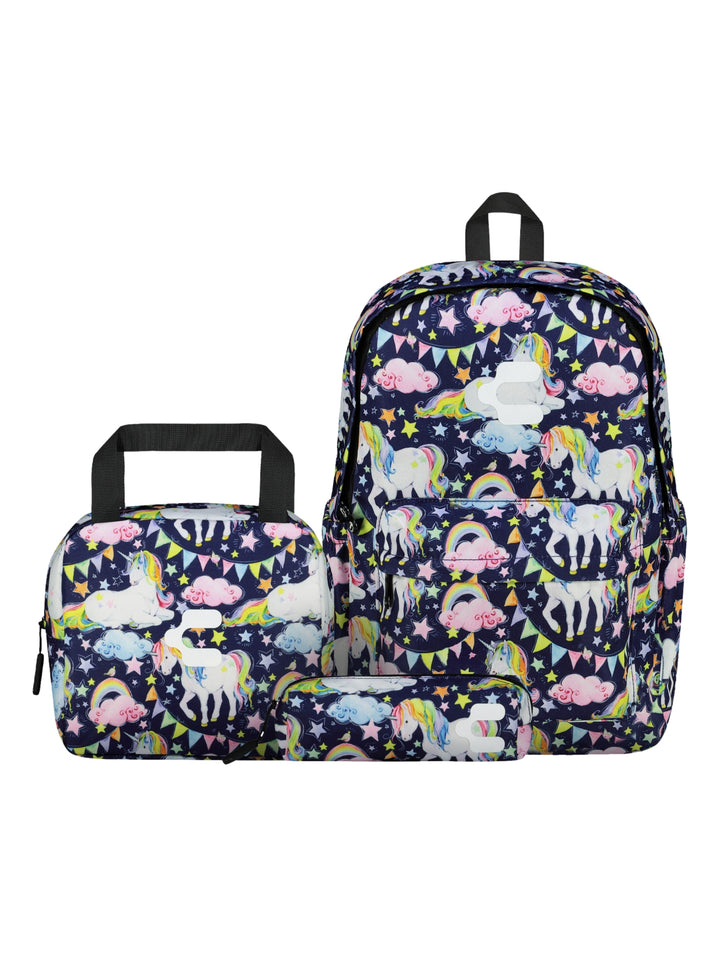 Set Mochila Charly Azul para Nina