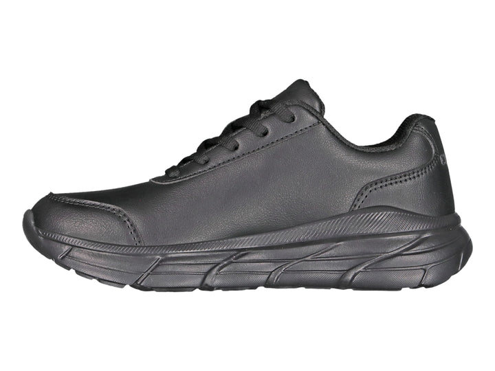 Tenis deportivos Charly color negro total con suela robusta y diseño moderno.