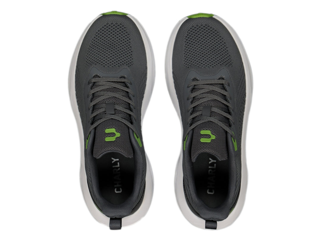 Tenis Charly Road Casual Oxford Gris para Hombre