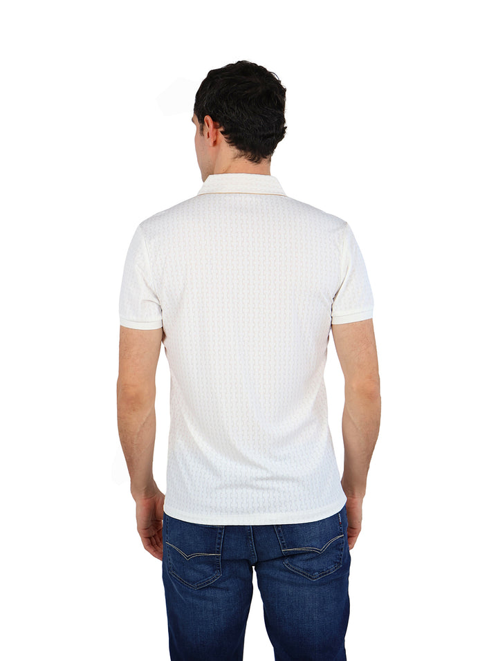 Playera Polo Pavini Blanca para Hombre