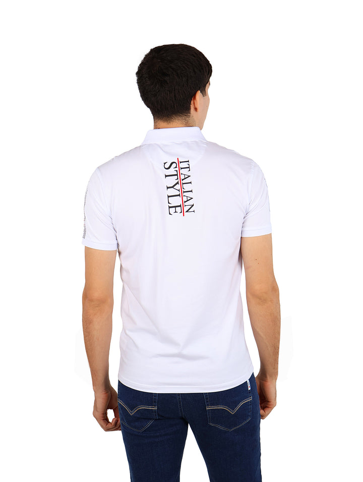Playera Polo Pavini Blanco para Hombre