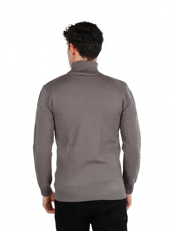 Suéter Cuello de Tortuga Pavini Gris para Hombre
