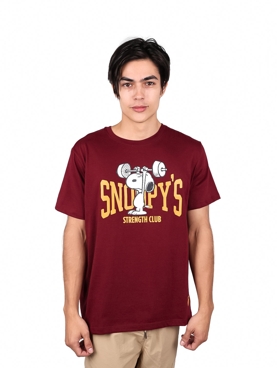 Playera K-Swiss Peanuts Color Vino para Hombre