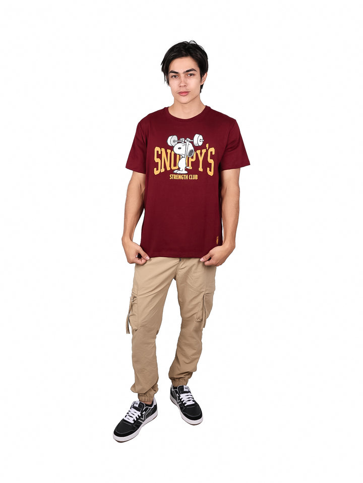 Playera K-Swiss Peanuts Color Vino para Hombre