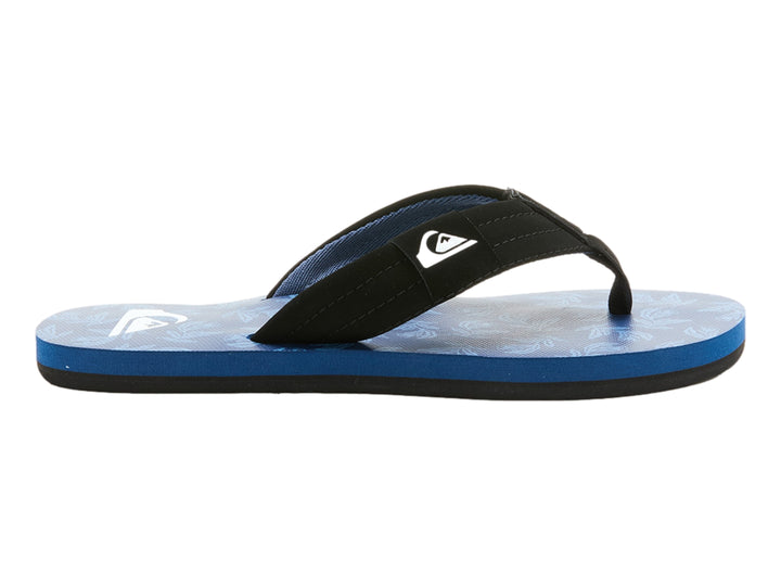 Sandalias Quiksilver Makaha Layback Negro y Azul para Hombre