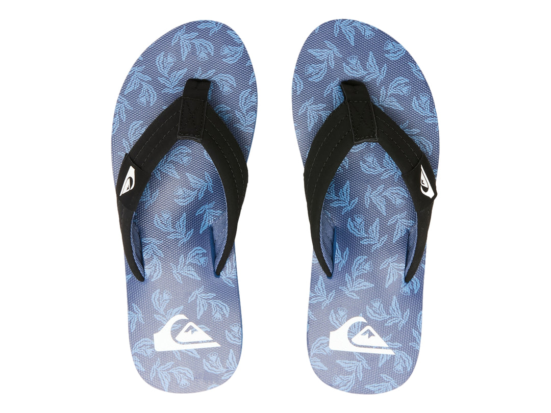 Sandalias Quiksilver Makaha Layback Negro y Azul para Hombre