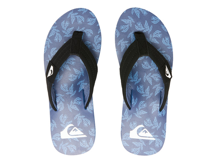 Sandalias Quiksilver Makaha Layback Negro y Azul para Hombre